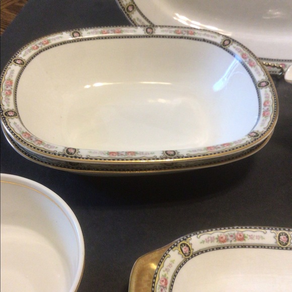 (6) Antique  Crocksville China Co. Dinnerware set - Picture 6 of 8